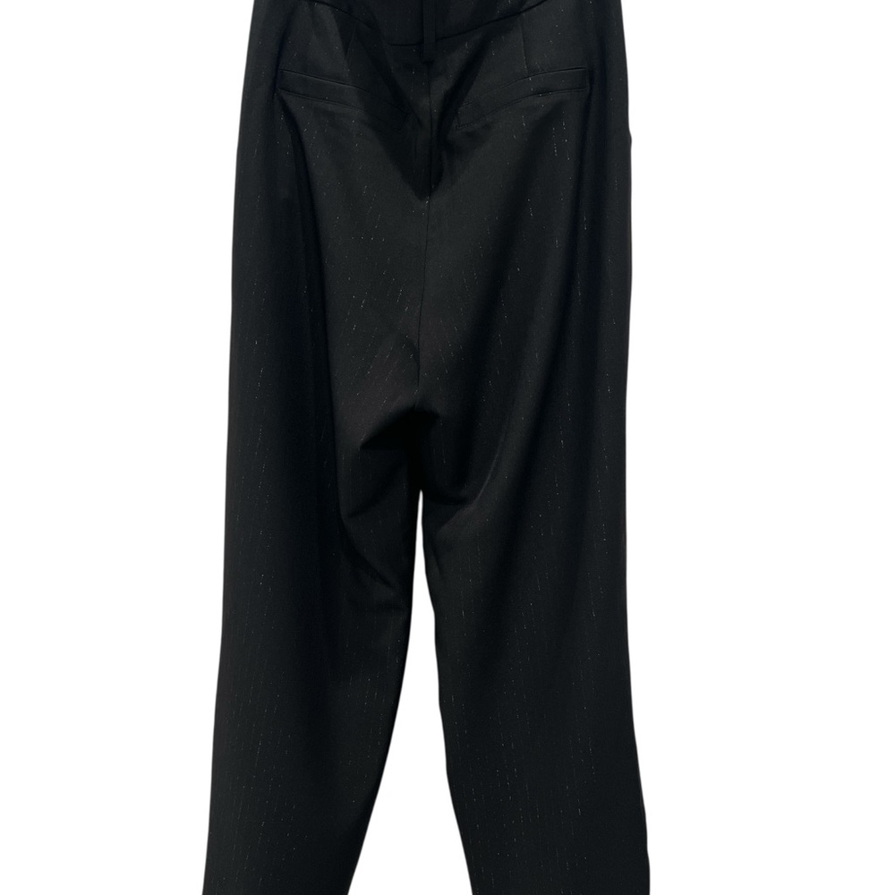 7 For All Mankind Women’s Black Dress Pants Size S High Rise Pleated Office - Picture 6 of 10